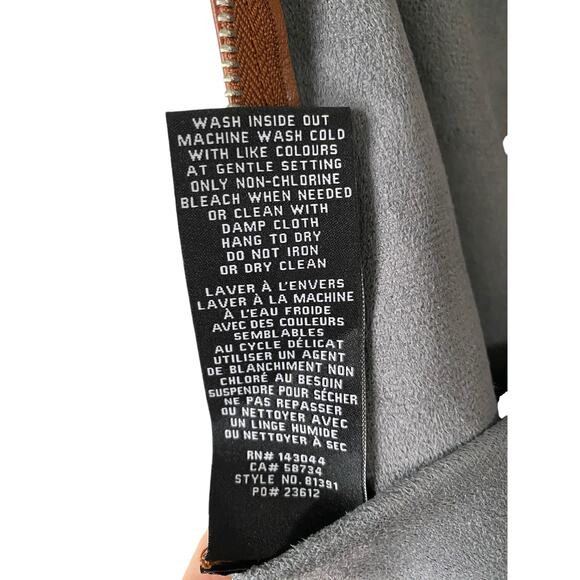 7 For All Mankind Womens Brown Faux Leather Pants Large Tan Boho Western Cowgirl - Picture 7 of 12